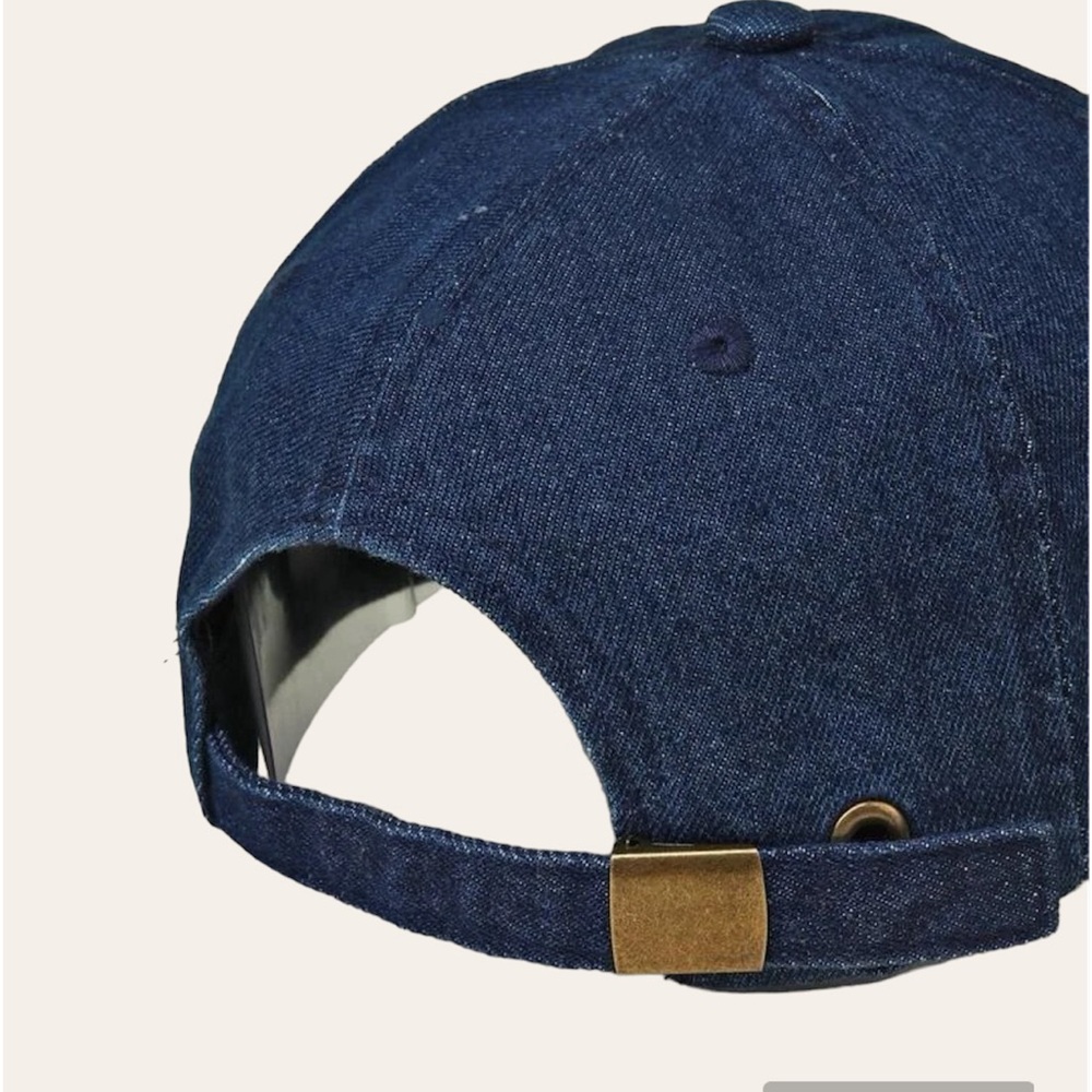 Denim Baseball Cap-Women Men Denim Hat - Picture 3 of 3